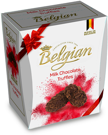 Трюфели The Belgian молочные в шоколадных хлопьях 145г 