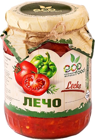 Лечо ECOFOOD 720г 