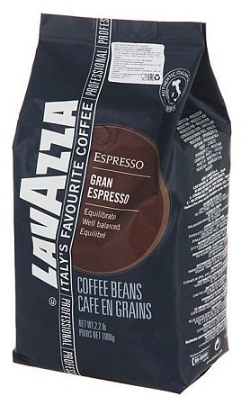 Кофе LAVAZZA PRO &quot;Гран Эспрессо&quot; (Арабика+Робуста) зерно 1000г 