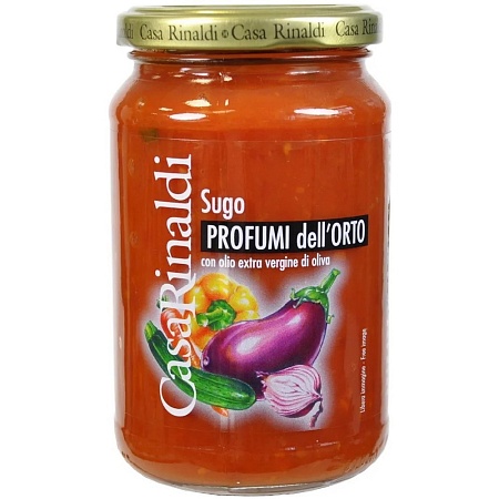 Соус CASA RINALDI томатный с садовыми овощами 350г 