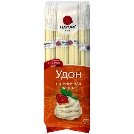 Лапша MAYUMI Удон пшеничная 300г 