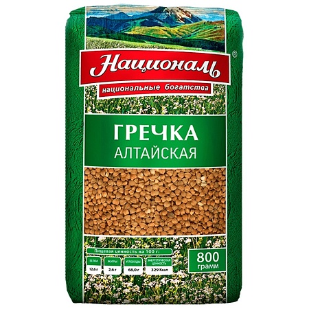Греча НАЦИОНАЛЬ алтайская 800г*12 