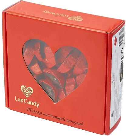 Конфеты LUX CANDY MY LIPS темный шоколад с начинкой со вкусом МОККО 1кг 