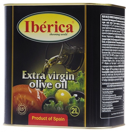 Масло IBERICA оливковое Extra Virgin 2л 