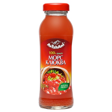 Морс ARTSHANI клюквенный 250мл 
