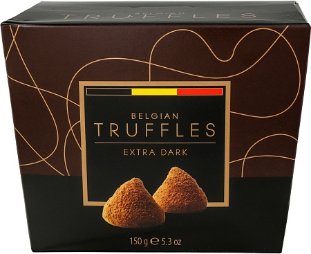 Трюфели BELGIAN TRUFFLES со вкусом темного шоколада 150г 