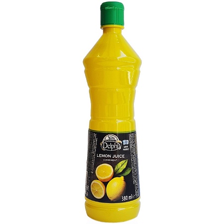 Сок DELPHI лимонный концентрированный 380мл 
