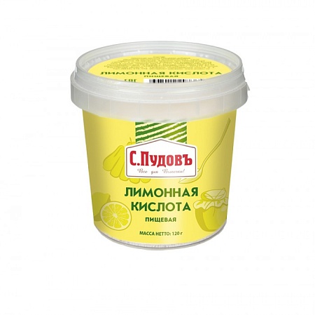 Кислота С.Пудовъ Лимонная 120г 