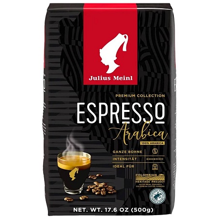 Кофе JULIUS MEINL Грандэ Эспрессо в зернах 500г 