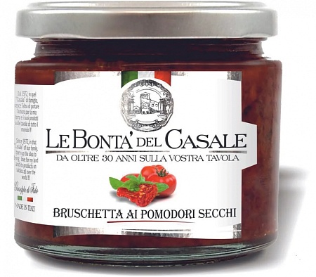 Брускетта LE BONTA DEL CASALE из томатов 180г 
