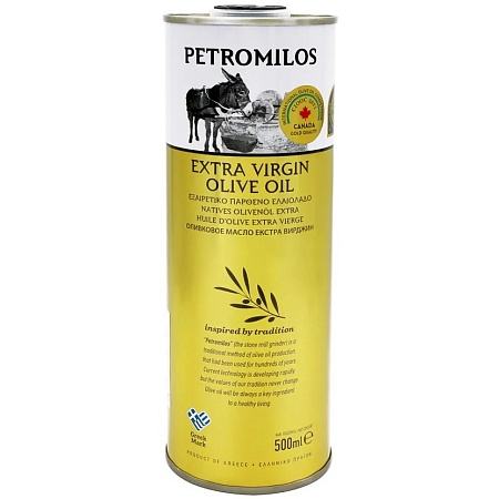 Масло PETROMILOS EVOO AC 0,5 оливковое 500мл 