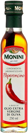 Масло MONINI оливковое Extra Virgin с красным острым перцем 250мл 