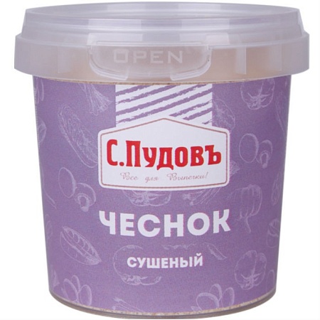 Чеснок С.Пудовъ сушеный гранулы 85г 