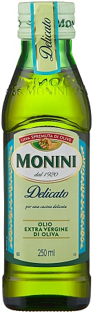 Масло MONINI оливковое Delicato Extra Virgin 250мл 