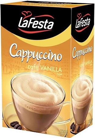 Напиток LA FESTA Кофейный Капучино Кремо Ванильный 125г 