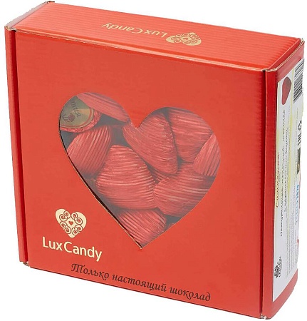 Конфеты LUX CANDY СИМПАТИЯ молочный шоколад с карамельным вкусом 1кг 