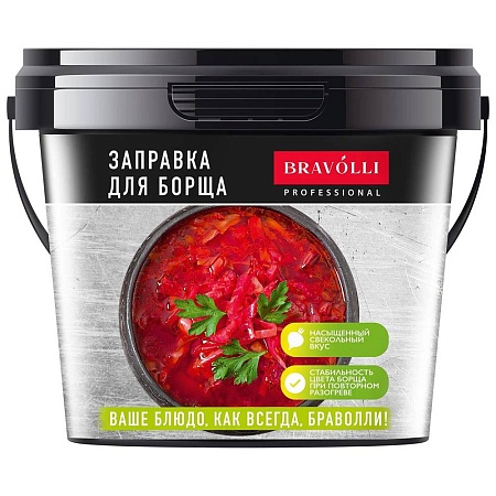 Смесь BRAVOLLI Professional Сухая Заправка для борща 2,4кг 