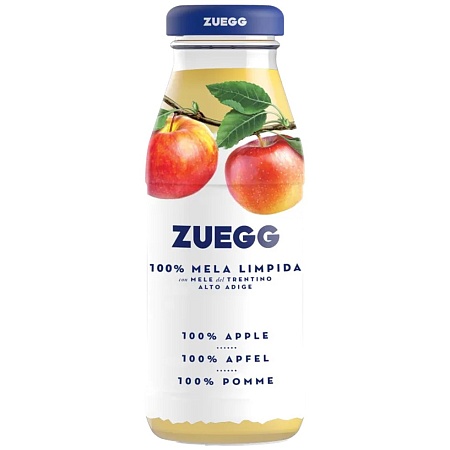 Сок ZUEGG Bar MELA LIMPIDA 100% яблоко 200мл 