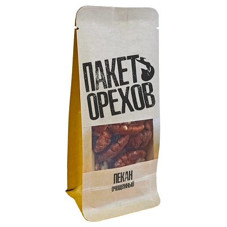 Пекан ПАКЕТ ОРЕХОВ очищенный 100г 