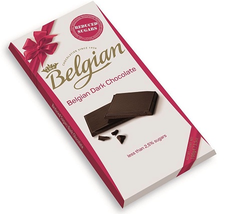 Шоколад The Belgian Горький без сахара 100г 