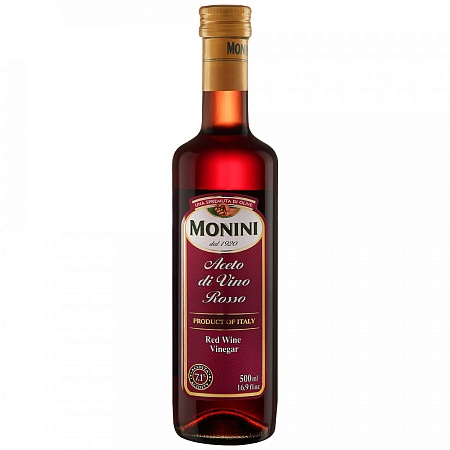 Уксус MONINI винный красный 500мл 
