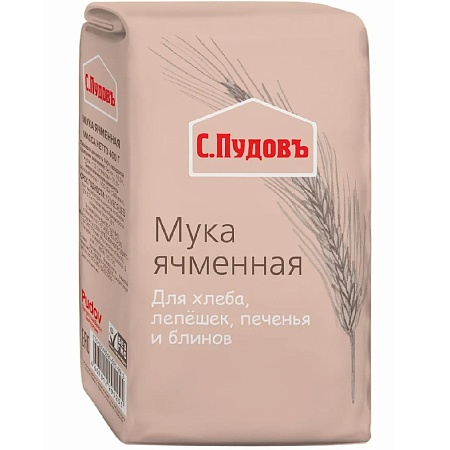 Мука С.Пудовъ ячменная 400г 