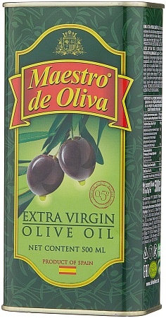 Масло MAESTRO DE OLIVA оливковое Extra Virgin 500мл 