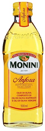 Масло MONINI оливковое Anfora 500мл 