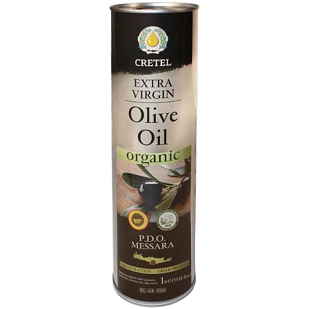 Масло CRETEL оливковое ORGANIC EVOO AC 0,3-0,6 ж/б 1л 