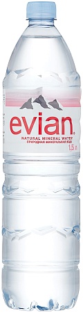 Вода EVIAN минеральная натуральная 1.5л 