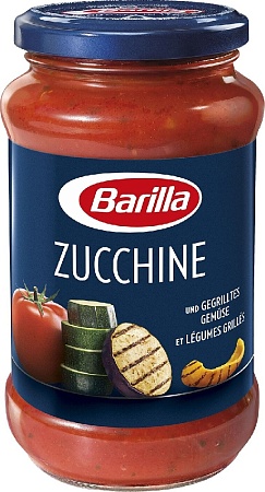 Соус BARILLA Zuccine томатный Цуккини и овощи на гриле 400г 