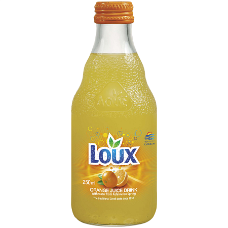 Напиток LOUX газированный со вкусом апельсина &quot;ПОРТОКАЛАДА&quot; 250мл 