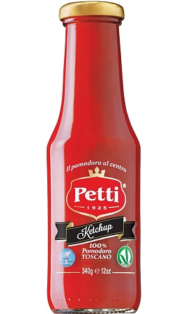 Кетчуп PETTI томатный 340г 