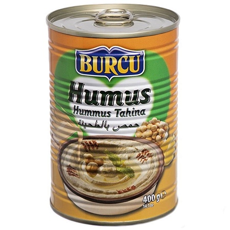 Хумус BURCU из нутового пюре 400г 