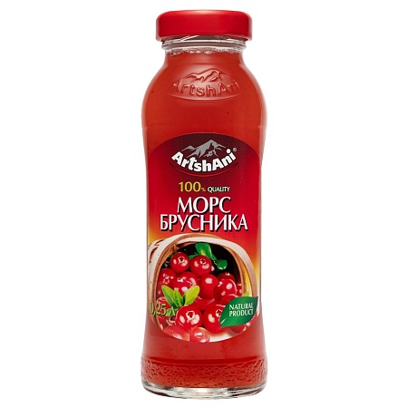 Морс ARTSHANI брусничный 250мл 
