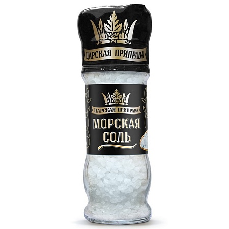 Соль ЦАРСКАЯ ПРИПРАВА морская соль (мельница) 93г 