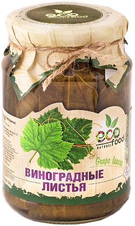 Виноградные листья ECOFOOD 720г 