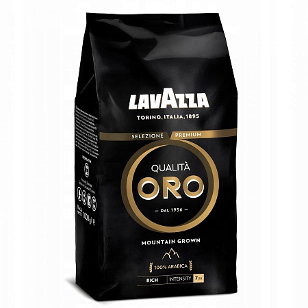 Кофе LAVAZZA Qualita Oro Mountain Grown в зернах 1кг 