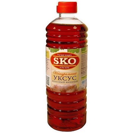 Уксус SKO Красный винный 500мл 