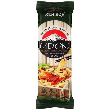 Лапша SENSOY Премиум пшеничная UDON 300г 