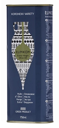 Масло оливковое ELINIKON EVOO AC &lt;0,8 750мл 