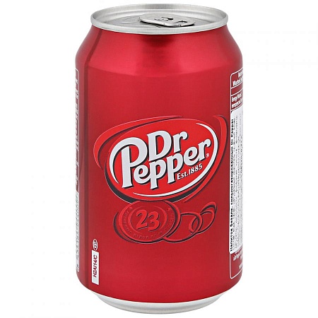 Напиток Dr. Pepper 23 (Польша) газированный 330мл 