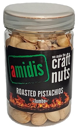 Фисташки AMIDIS Jumbo жареные с солью 120г 