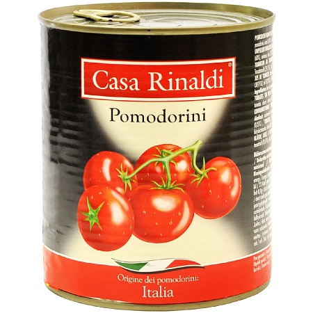 Помидорчики CASA RINALDI в собственном соку 800г 