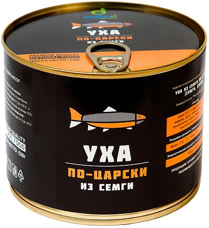 Суп ECOFOOD Уха из сёмги по-царски 530г 