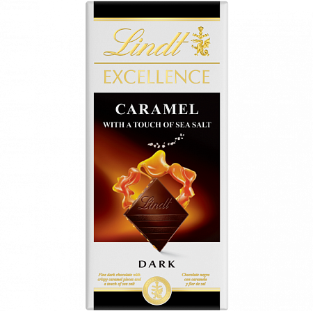 Шоколад LINDT EXCELLENCE Темный Карамель с Морской Солью 100г 