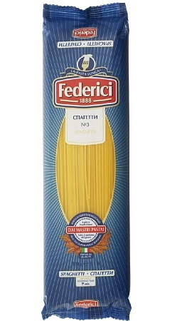 Макароны FEDERICI №003 Spaghetti (Cпагетти) 500г 