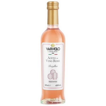 Уксус VARVELLO винный на основе вина Розе 6% 500 мл* 