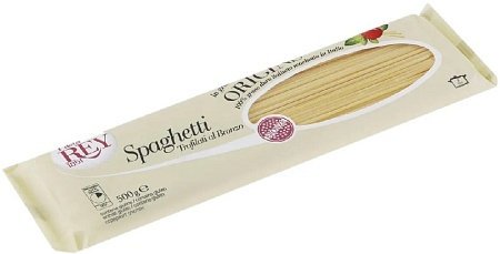 Макароны REY из твердых сортов пшеницы Спагетти 500г 