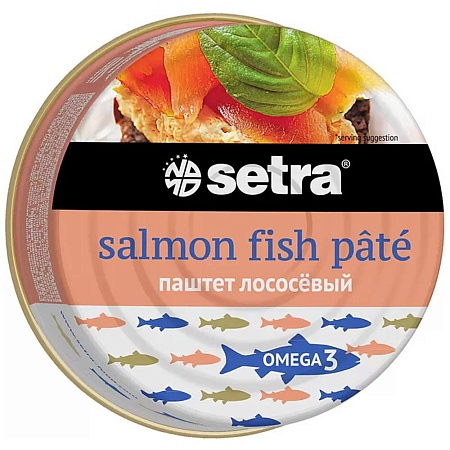 Паштет SETRA лососевый (Горбуша) 80г 